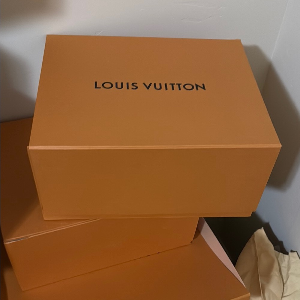 Authentic large Louis Vuitton Orange Box LV